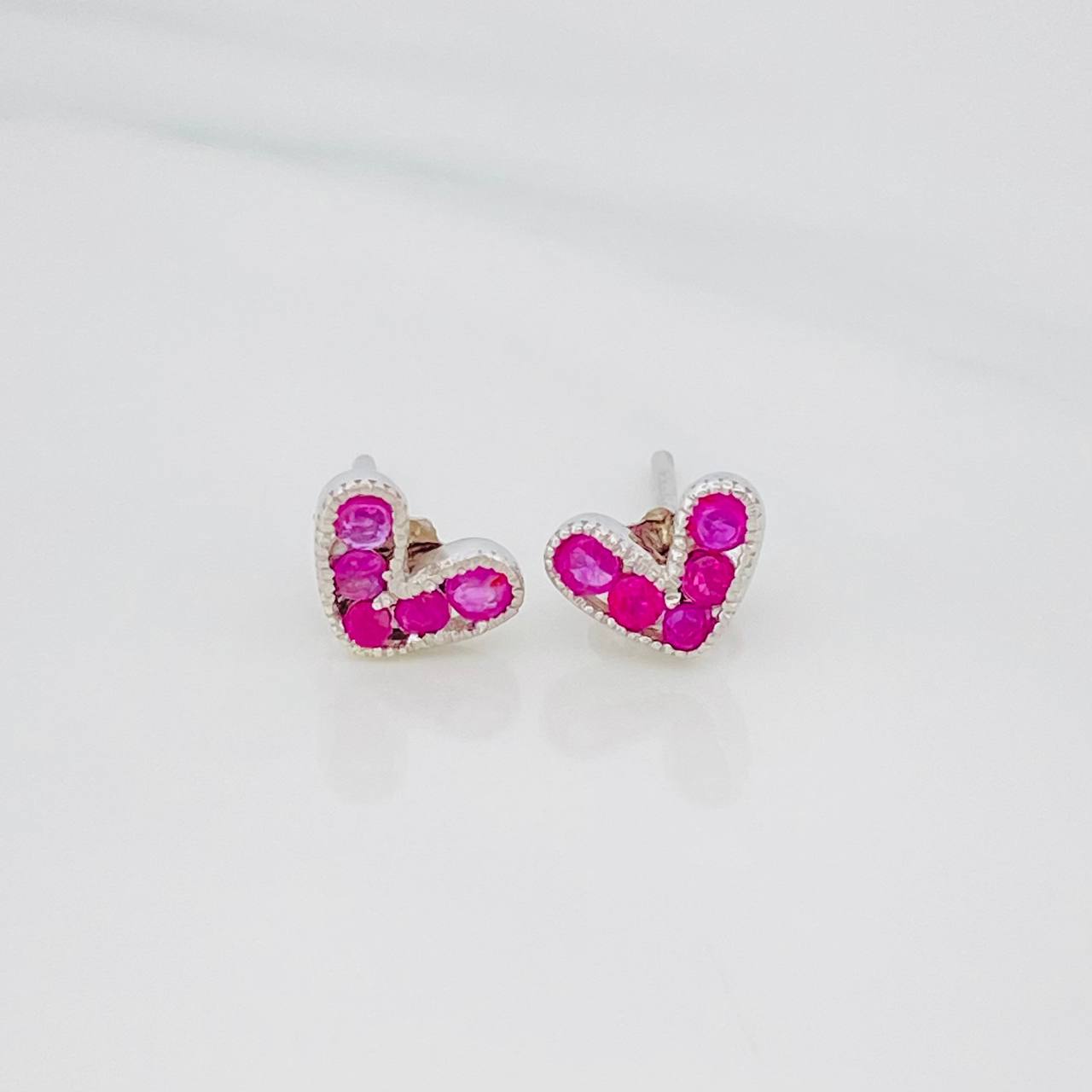 Topos Corazon Rubies 40Pts 1.1 g / 4 mm Plata 925