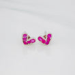 Topos Corazon Rubies 40Pts 1.1 g / 4 mm Plata 925