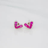 Topos Corazon Rubies 40Pts 1.1 g / 4 mm Plata 925
