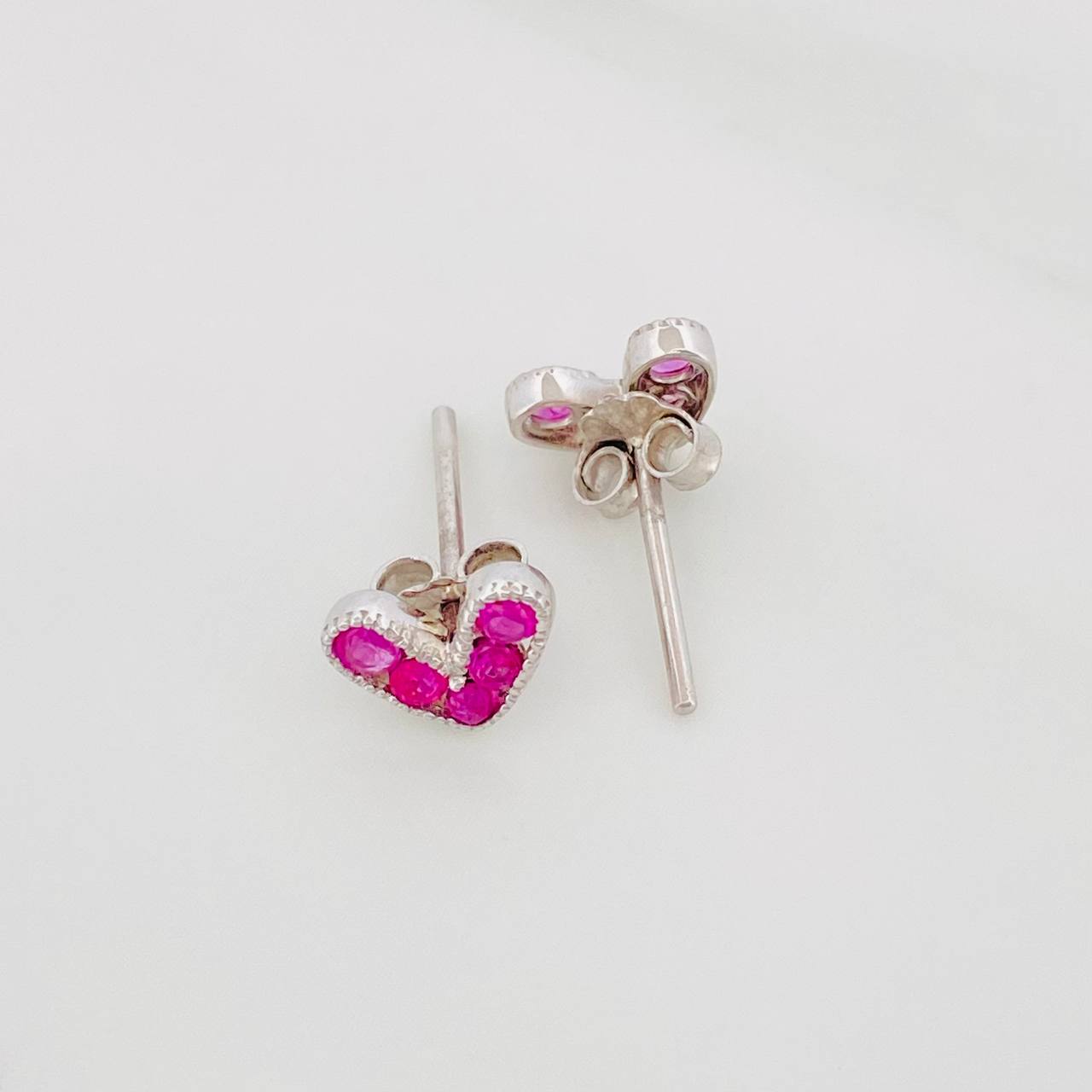 Topos Corazon Rubies 40Pts 1.1 g / 4 mm Plata 925