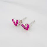 Topos Corazon Rubies 40Pts 1.1 g / 4 mm Plata 925