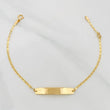 Pulso Escalera Plana 1.45 g / 17.3 cm / 0.4 mm Oro Amarillo 18K