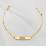 Pulso Escalera Plana 1.45 g / 17.3 cm / 0.4 mm Oro Amarillo 18K