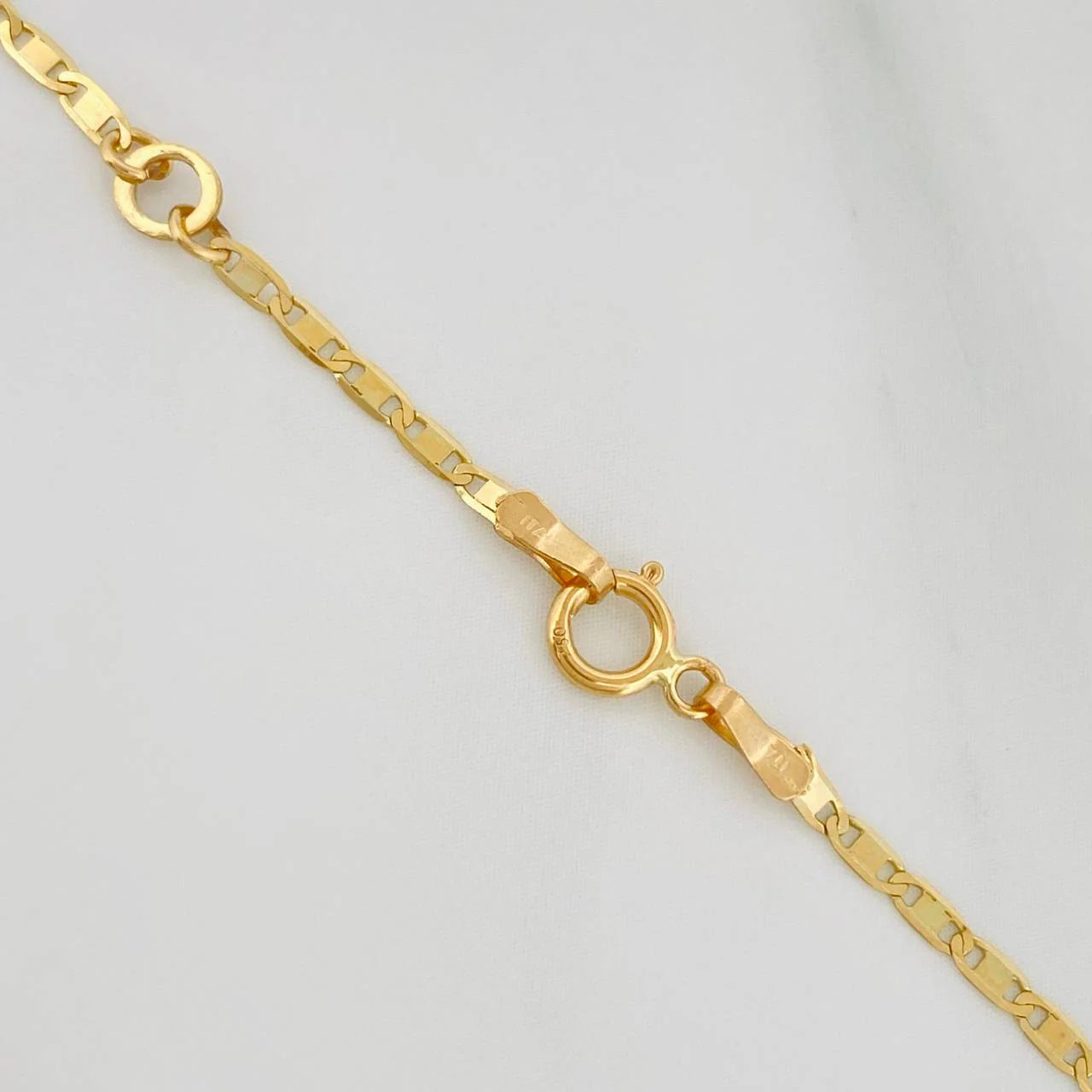 Pulso Escalera Plana 1.45 g / 17.3 cm / 0.4 mm Oro Amarillo 18K