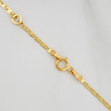 Pulso Escalera Placa Rectangular 1.85 g / 17.03 cm / 2 mm Oro Amarillo 18K