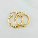Candongas Asby 1.45 g / 2 cm Oro Amarillo 18K