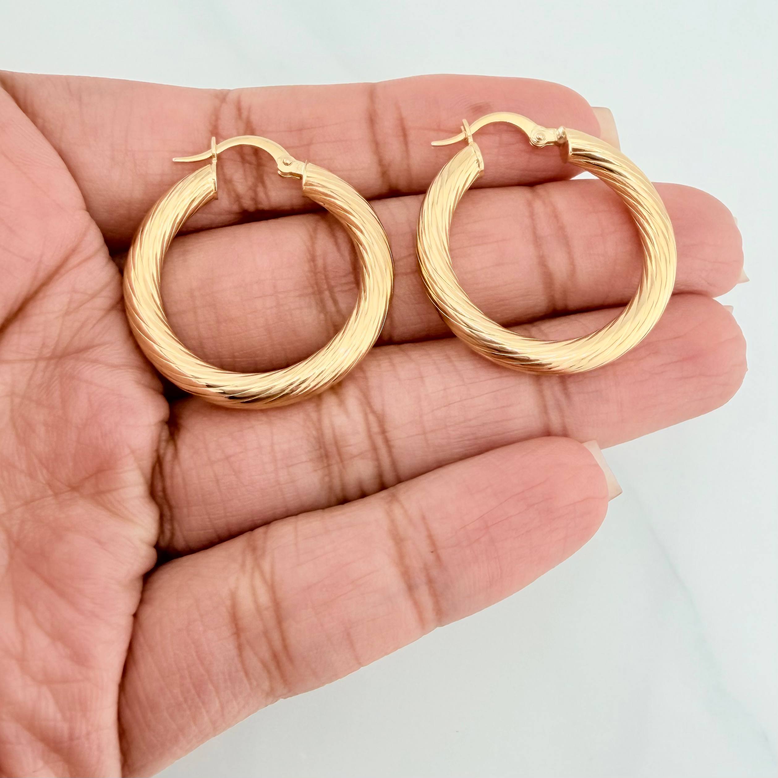 Candongas Sofi 5.45 g / 3 cm Oro Amarillo 18K