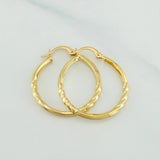Candongas Yudi Lisa 1.65 g / 2.8 cm Oro Amarillo 18K