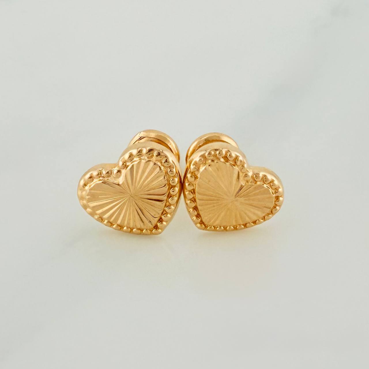Topos Corazon 1.1gr / 10mm Oro Amarillo 18K &