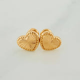 Topos Corazon 1.1gr / 10mm Oro Amarillo 18K &