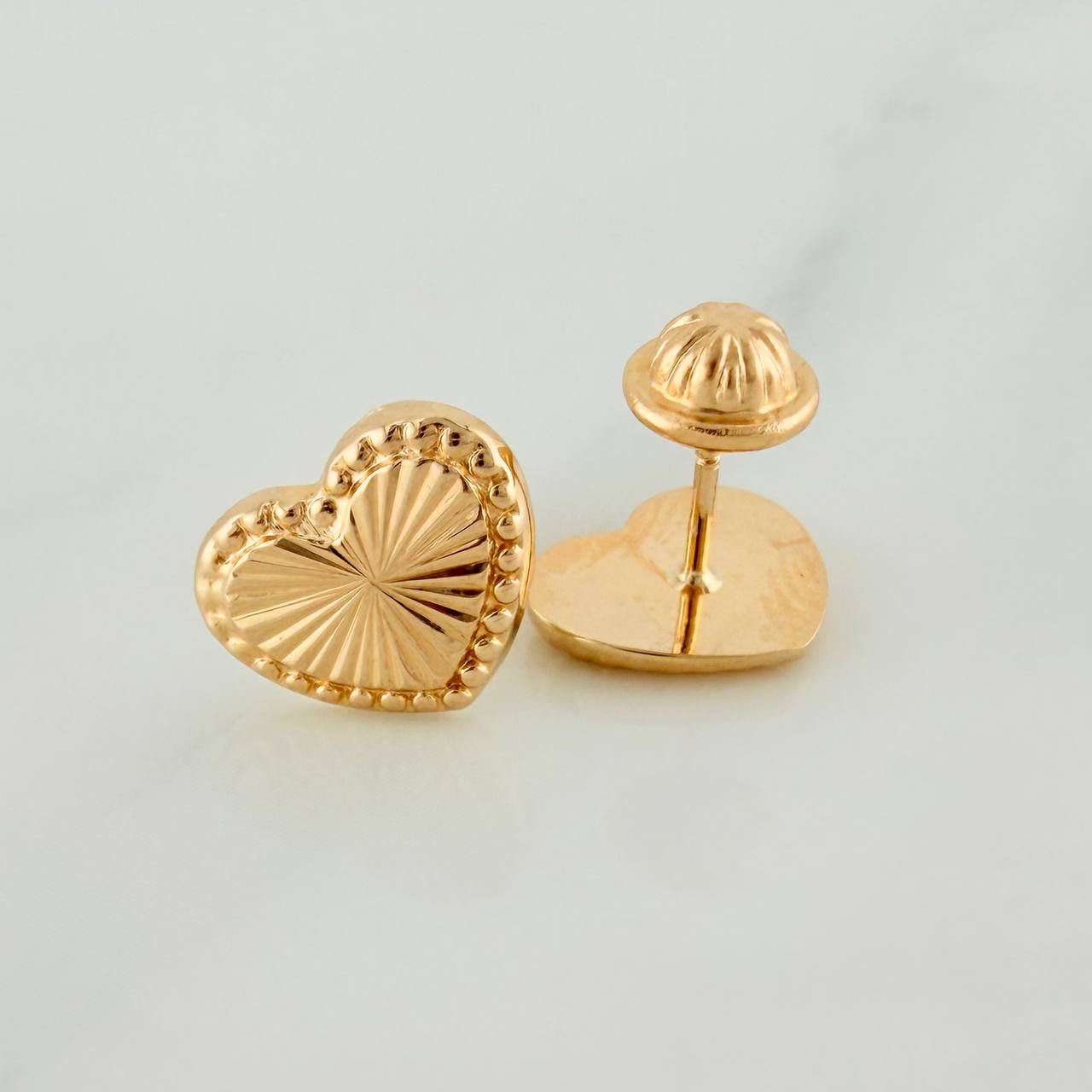 Topos Corazon 1.1gr / 10mm Oro Amarillo 18K &