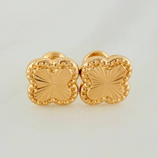 Topos Trebol 1.15gr / 5mm Oro Amarillo 18K &