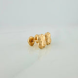 Topos Trebol 0.9gr / 4mm Oro Amarillo 18K &