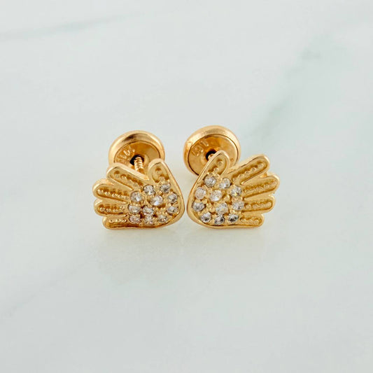 Topos Manos 1.05gr / 4mm Oro Amarillo 18K
