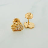 Topos Manos 1.05gr / 4mm Oro Amarillo 18K