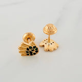 Topos Manos 1.05gr / 4mm Oro Amarillo 18K