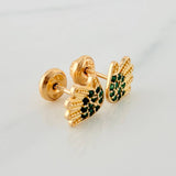 Topos Manos 1.05gr / 4mm Oro Amarillo 18K
