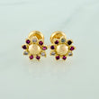 Topos Flor 1.2gr / 3mm Oro Amarillo 18K
