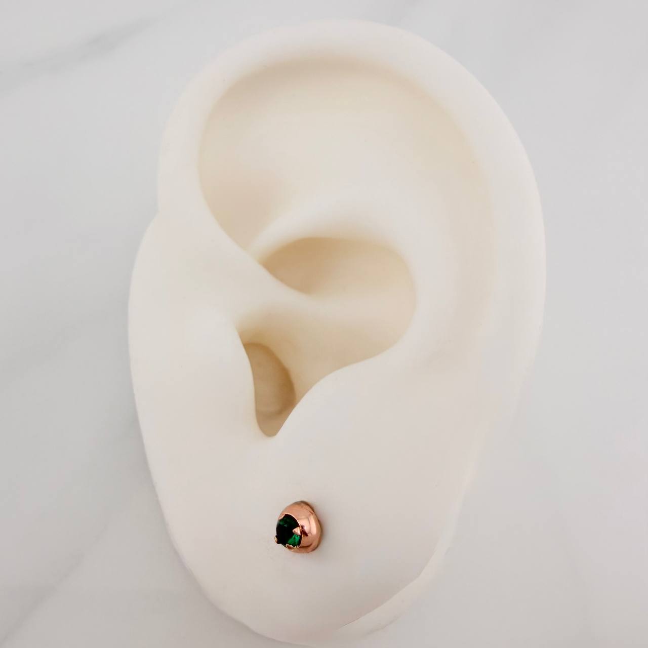 Topos Bisel 0.7gr / 3mm Oro Rosa 18K
