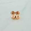 Topos Bola 0.85gr / 5mm Oro Rosa 18K