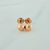 Topos Bola 0.85gr / 5mm Oro Rosa 18K