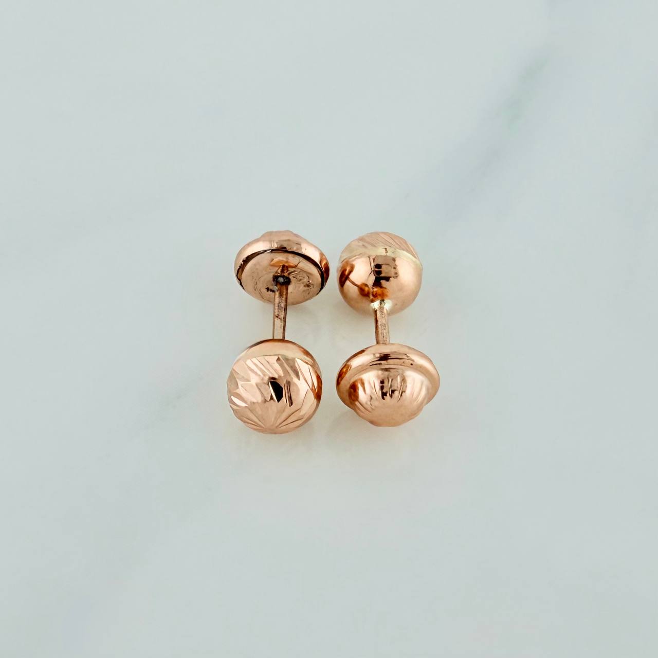 Topos Bola 0.85gr / 5mm Oro Rosa 18K