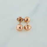 Topos Bola 0.85gr / 5mm Oro Rosa 18K