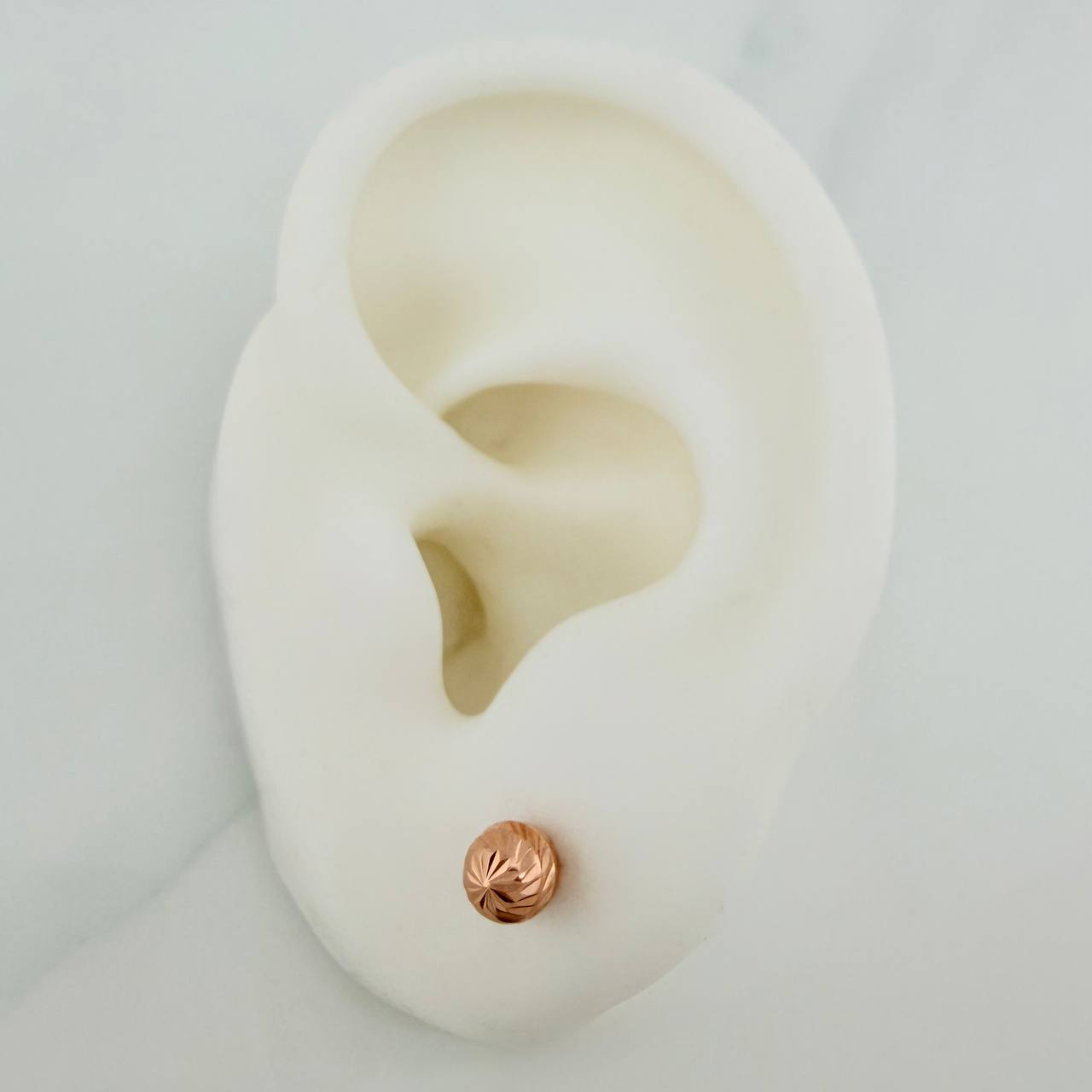 Topos Bola 0.85gr / 5mm Oro Rosa 18K