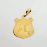 Dije Escudo Deportivo Cali 1.2gr / 3.1cm / Oro Amarillo 18K ©