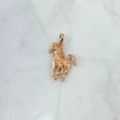 Dije Caballo 3.05gr / 3.2cm / Circon Negro Oro Rosa 18K ©