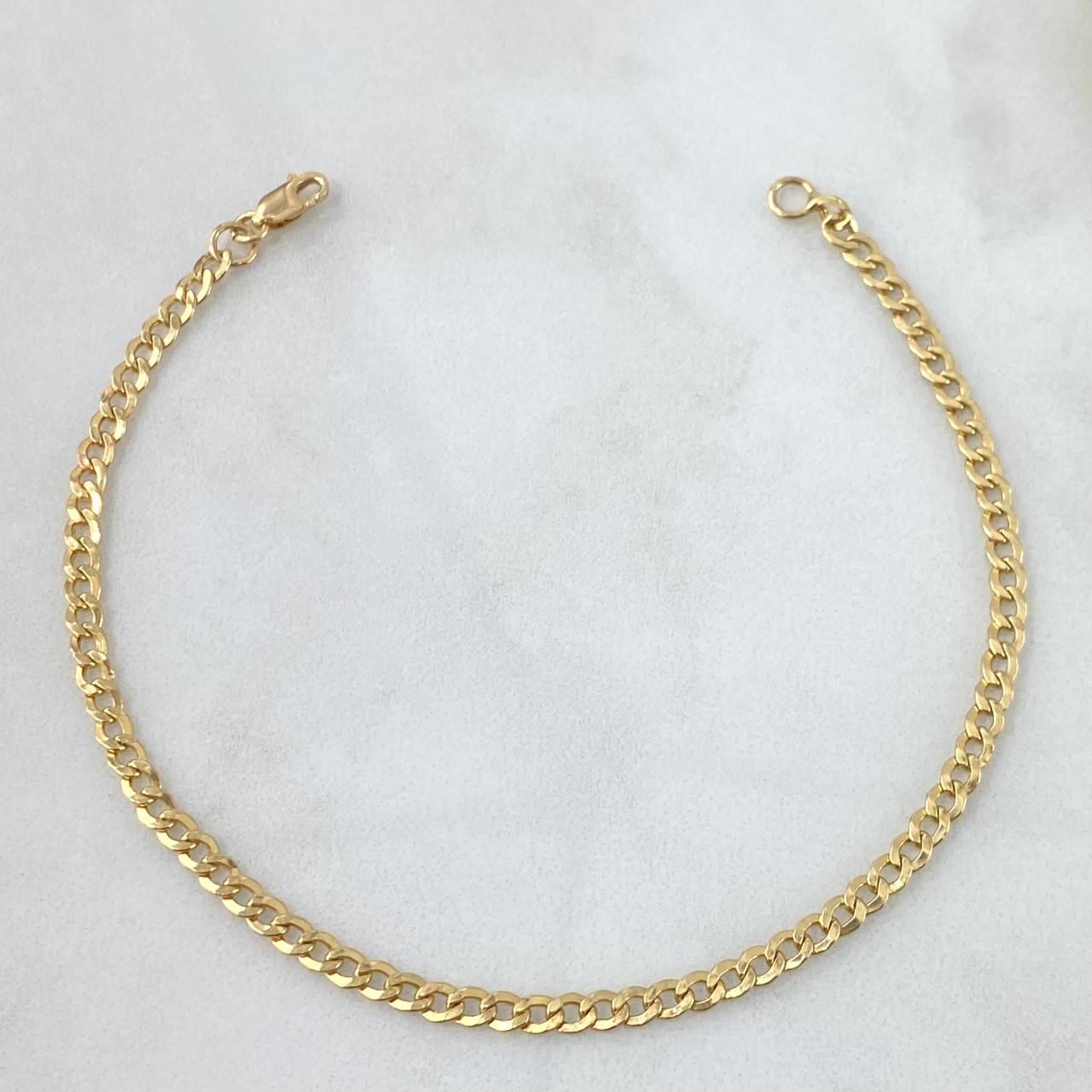 Pulso Cubano 1.9gr / 18cm / 3mm Oro Amarillo +1 18K ©