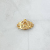 Herraje Corona RX 3gr / 3.2cm / Circones Blancos Oro Amarillo 18K ©