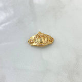 Herraje Corona RX 3gr / 3.2cm / Circones Blancos Oro Amarillo 18K ©