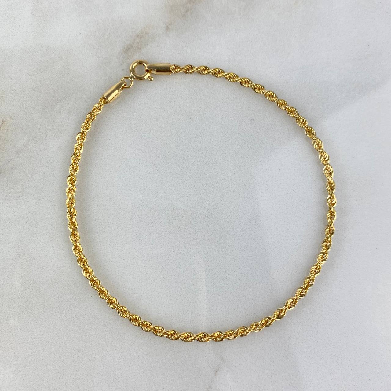 Pulso Lazo 1.4gr / 19cm / 2.1mm Oro Amarillo +3