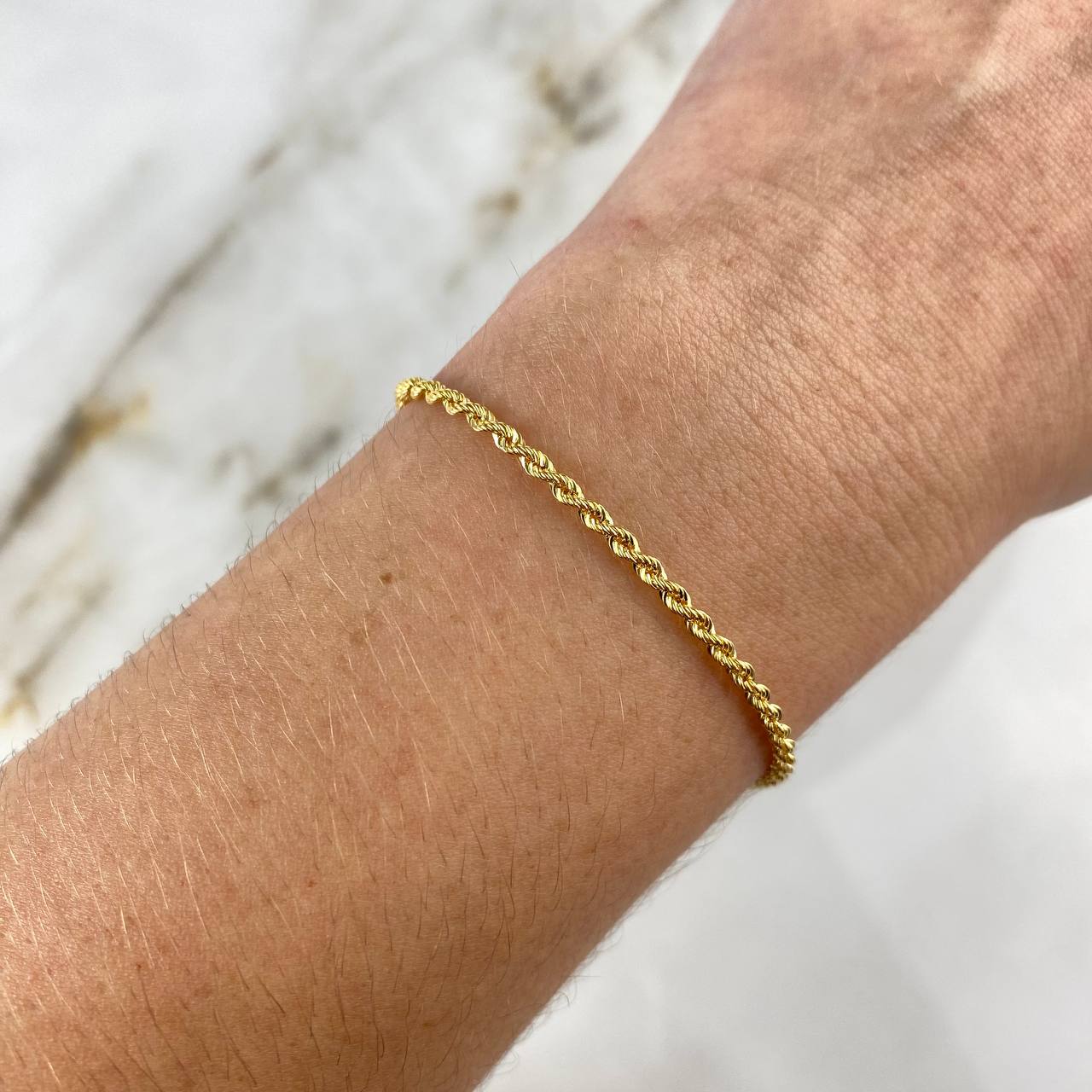 Pulso Lazo 1.4gr / 19cm / 2.1mm Oro Amarillo +3