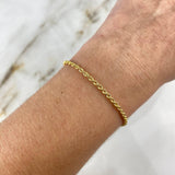 Pulso Lazo 1.4gr / 19cm / 2.1mm Oro Amarillo +3