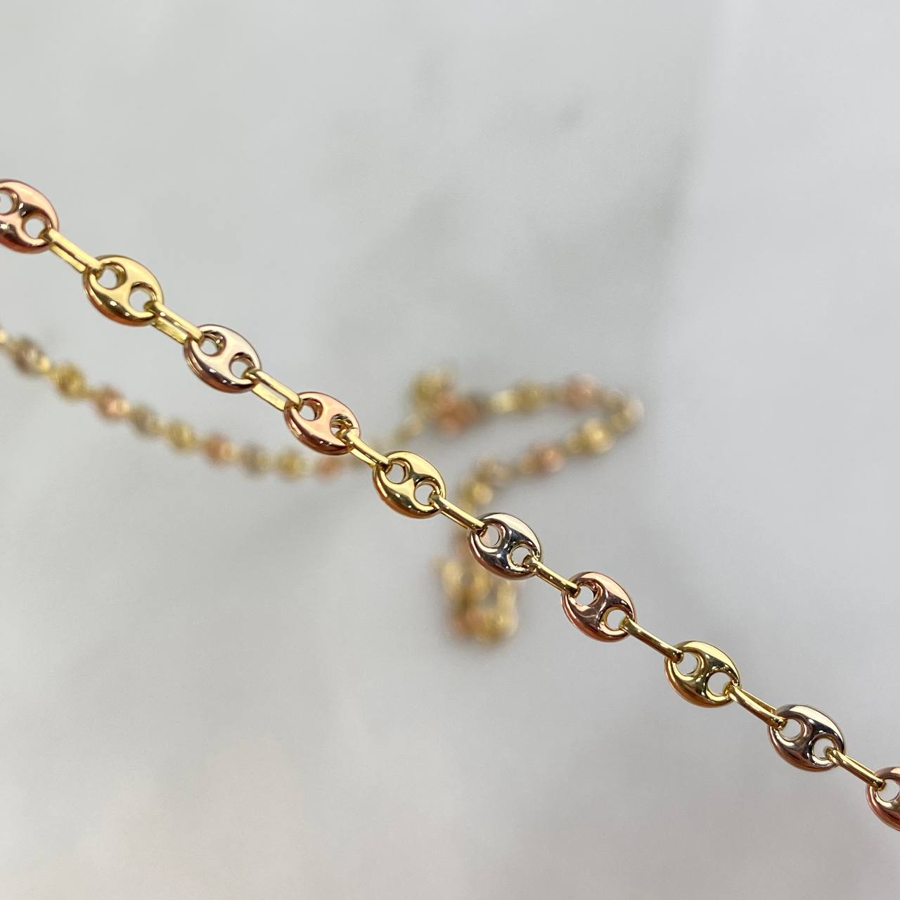 Cadena GC 5.15gr / 50cm / 3.5mm Lisa Tres Oros