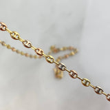 Cadena GC 5.15gr / 50cm / 3.5mm Lisa Tres Oros