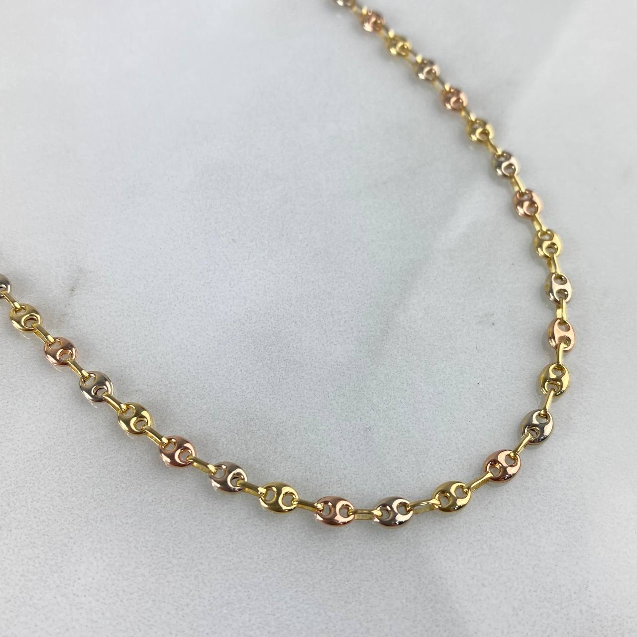 Cadena GC 5.15gr / 50cm / 3.5mm Lisa Tres Oros