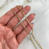 Cadena GC 5.15gr / 50cm / 3.5mm Lisa Tres Oros