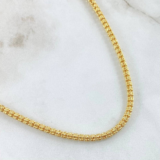 Cadena Ice 23.65gr / 60cm / Oro Amarillo +4 18K ©