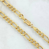 Cadena Figaro 10.55gr / 60cm / Oro Amarillo +1 18K ©
