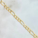Cadena Figaro 10.55gr / 60cm / Oro Amarillo +1 18K ©
