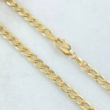Cadena Cubana 7.6gr / 60cm / Oro Amarillo +1 18K ©
