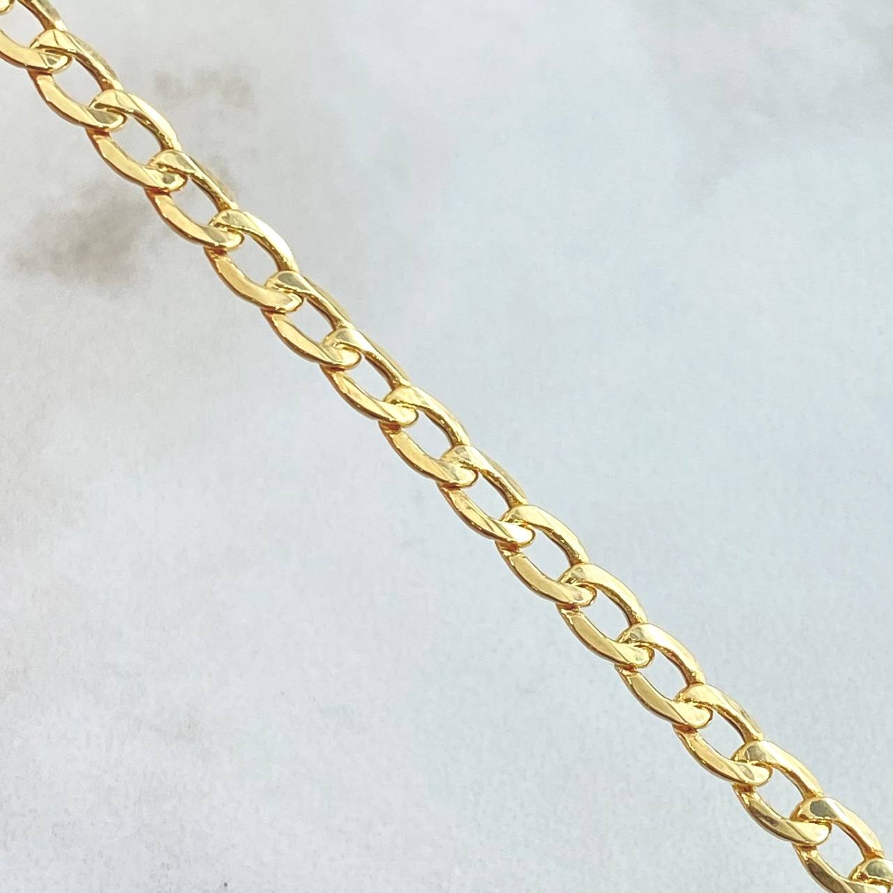 Cadena Cubana 5.15gr / 60cm / Oro Amarillo +1 18K ©