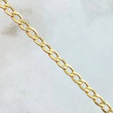 Cadena Cubana 5.55gr / 60cm / Oro Amarillo +1 18K ©