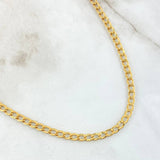 Cadena Cubana 5.15gr / 60cm / Oro Amarillo +1 18K ©