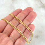Cadena Cubana 5.15gr / 60cm / Oro Amarillo +1 18K ©