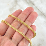 Cadena Franco 13.45gr / 60cm / Oro Amarillo +3 18K ©