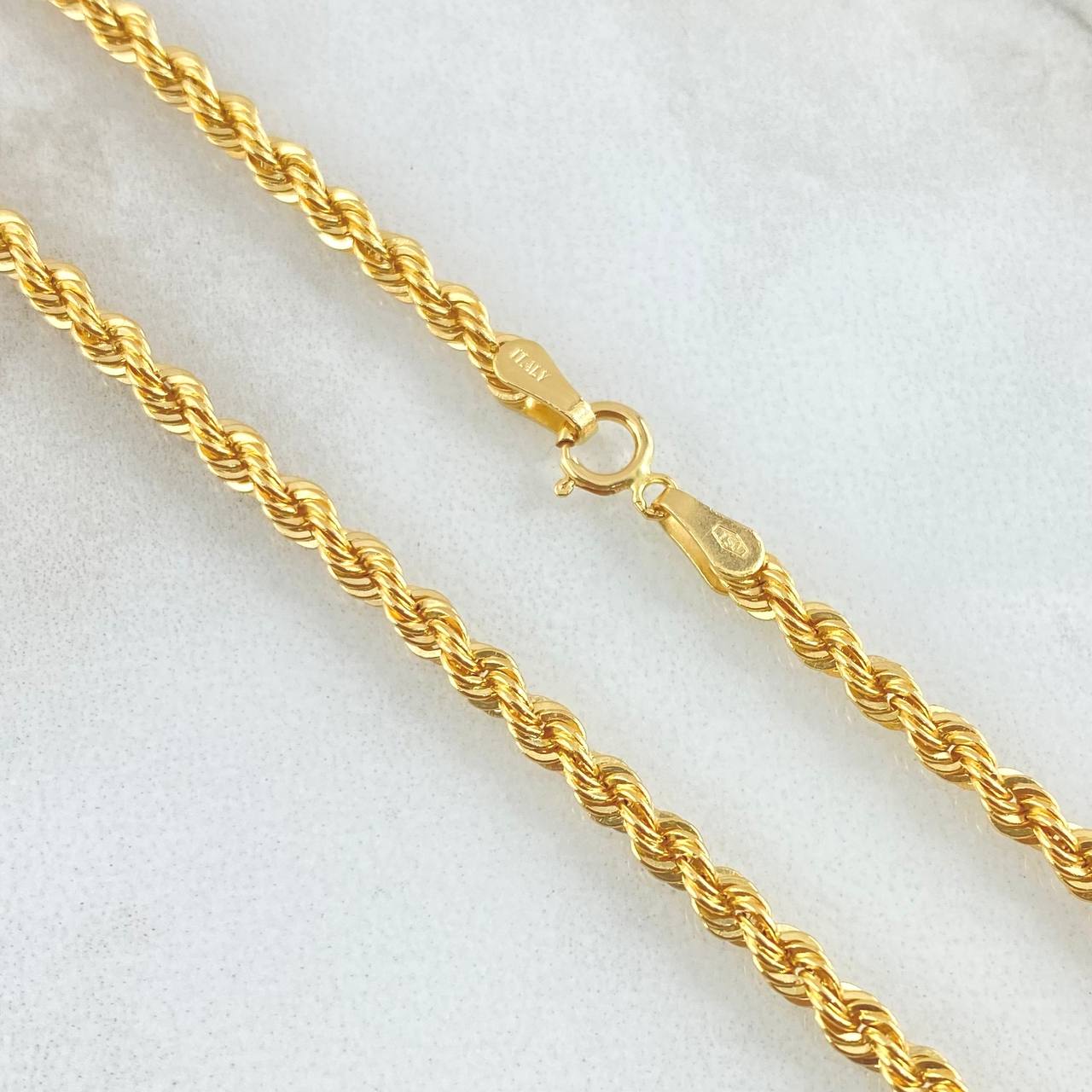 Cadena Lazo 4.6gr / 50cm / Oro Amarillo +2 18K ©